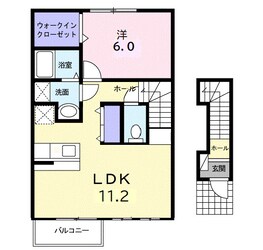 アトラクティブリブＹＫの物件間取画像